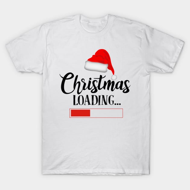 Christmas Loading T-shirt T-Shirt by kimmygoderteart